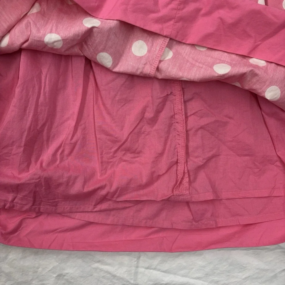 Vintage Gymboree‎ Pink Polka Dot Dress Size 9 (girls 8-10) Cotton Lined 2011